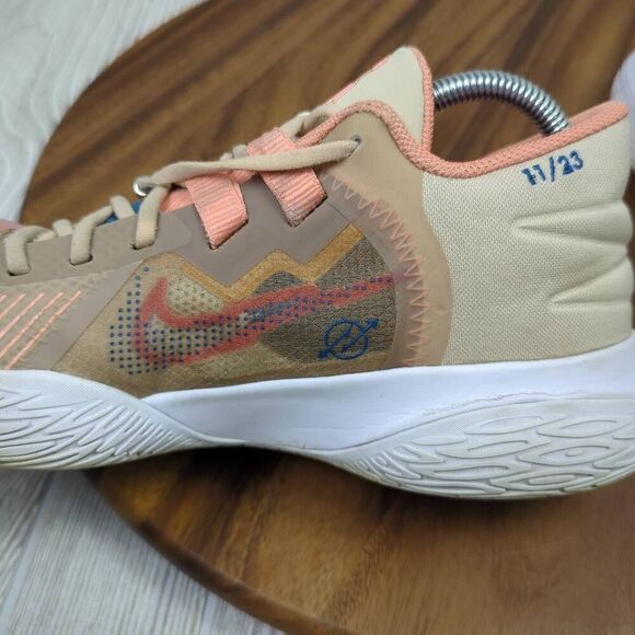 Nike Kyrie Flytrap 5 Crimson Bliss/Hemp/Madder Root/Rattan Shoes Men’s 9 - Picture 9 of 11